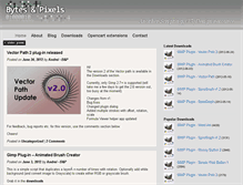 Tablet Screenshot of bytes-and-pixels.com